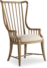 Hooker Furniture Casual Dining Sanctuary Tall Spindle Arm Chair - 2 per carton/price ea